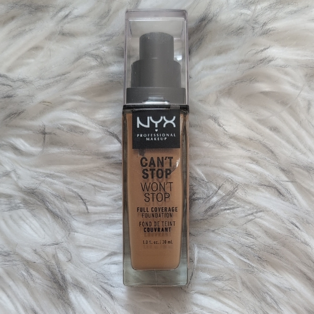 NYX Can't Stop Won't Stop Full Coverage Matte Foundation - Warm Honey